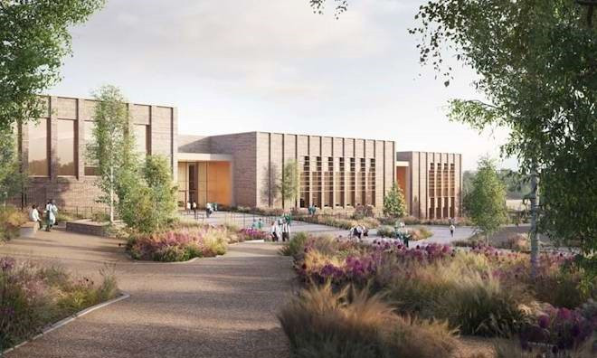 New ultra-low-carbon secondary school in Burgess Hill